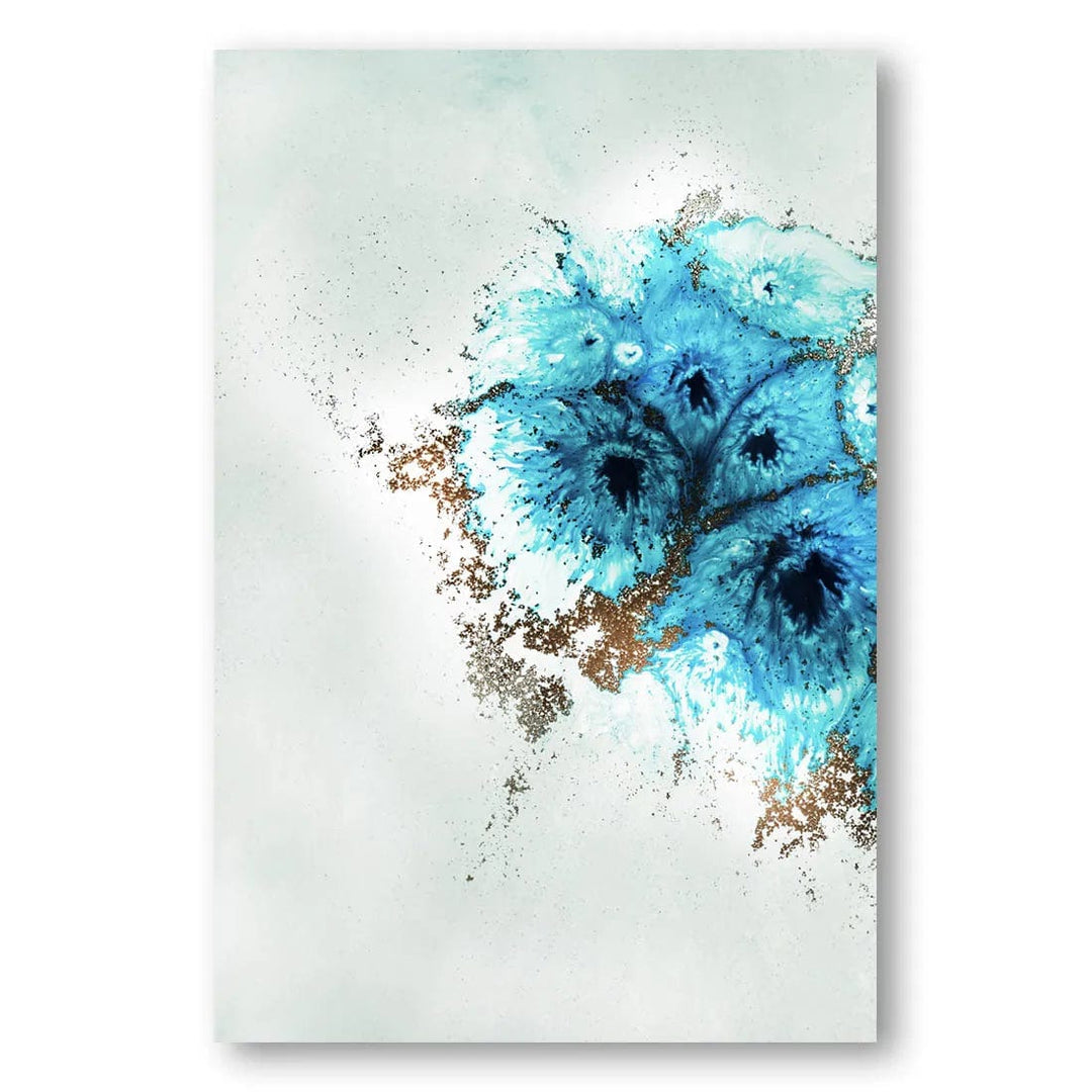 Aqua Aurora 1 Abstract Art Print